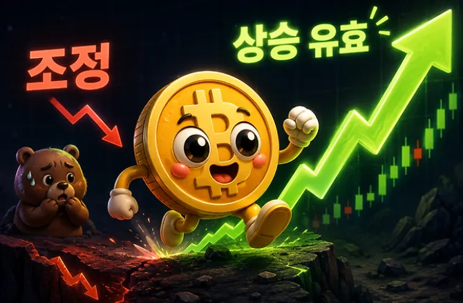 비트코인 7만8000달러 조정 - 상승 시나리오는 유효