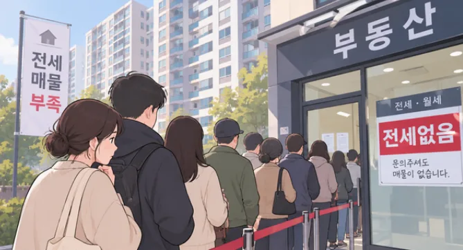 미분양 속 전세난이 부동산 투자에 던지는 신호