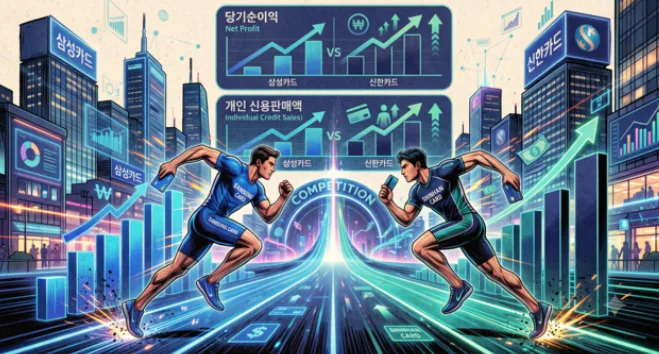 삼성카드 vs 신한카드 실적·점유율 완벽 비교