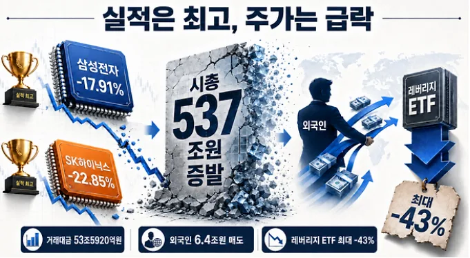 7월 반도체 대장주 급락 총정리