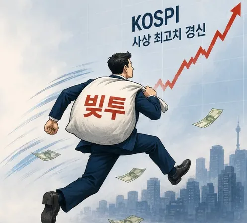 코스피 9000 돌파, '빚투' 100조 시대...신용융자 리스크 총정리