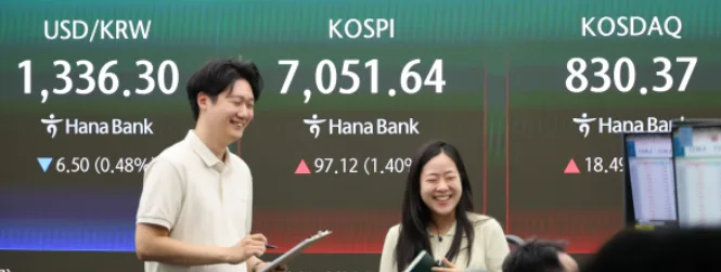 코스피 7000 돌파!